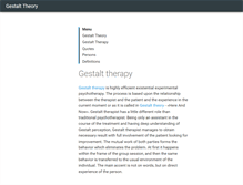 Tablet Screenshot of gestalttheory.com