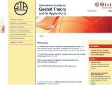 Tablet Screenshot of gestalttheory.net